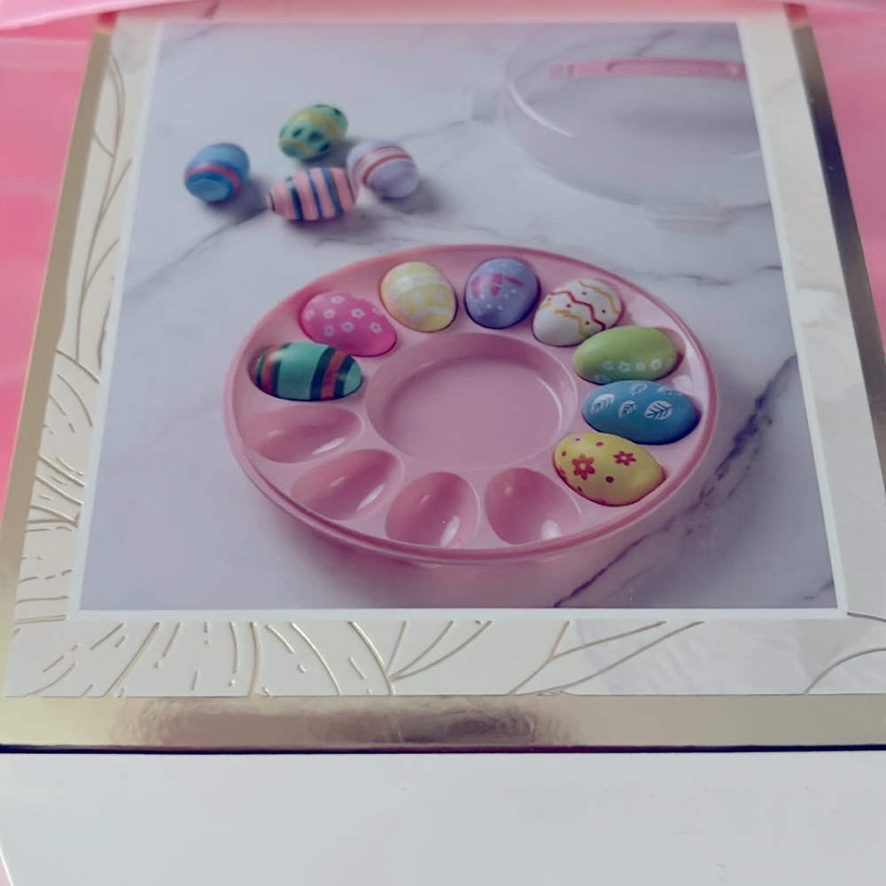 CWC pink deviled egg platter - Picture 4 of 5